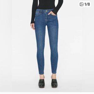 FRAME Women’s Le High Skinny Super Stretch Frayed Denim. Size 29